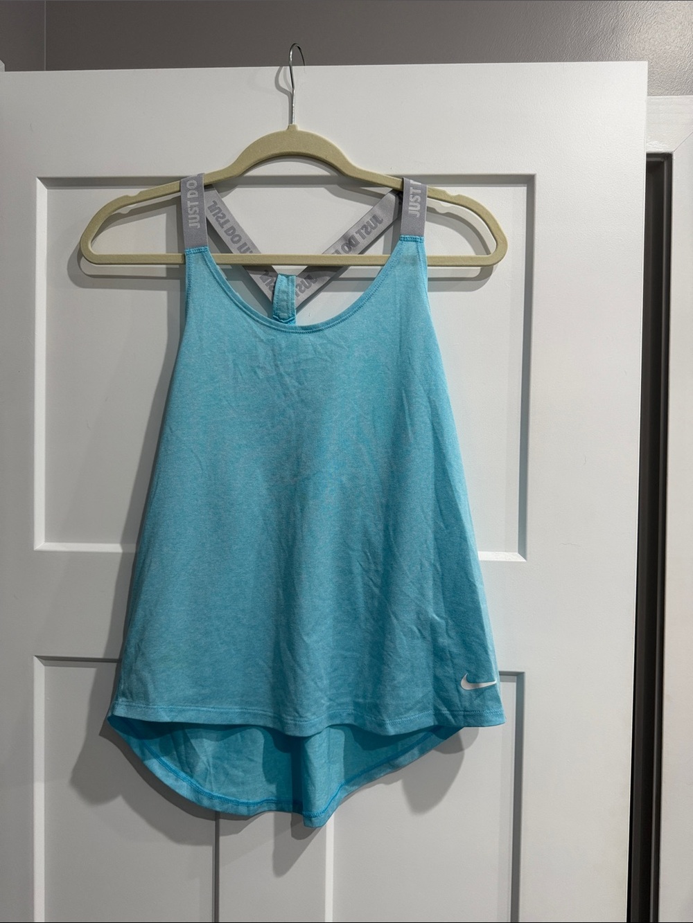 Nike Women's Aqua Blue Racerback Athletic Tank
